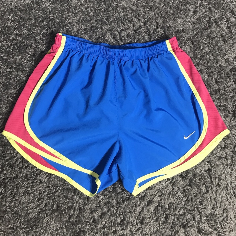 Retro Colored Nike Running Shorts for Women